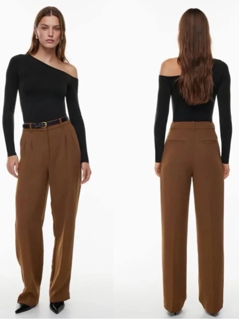 Wilfred Effortless Pant in Brown/Nutmeg Size 4